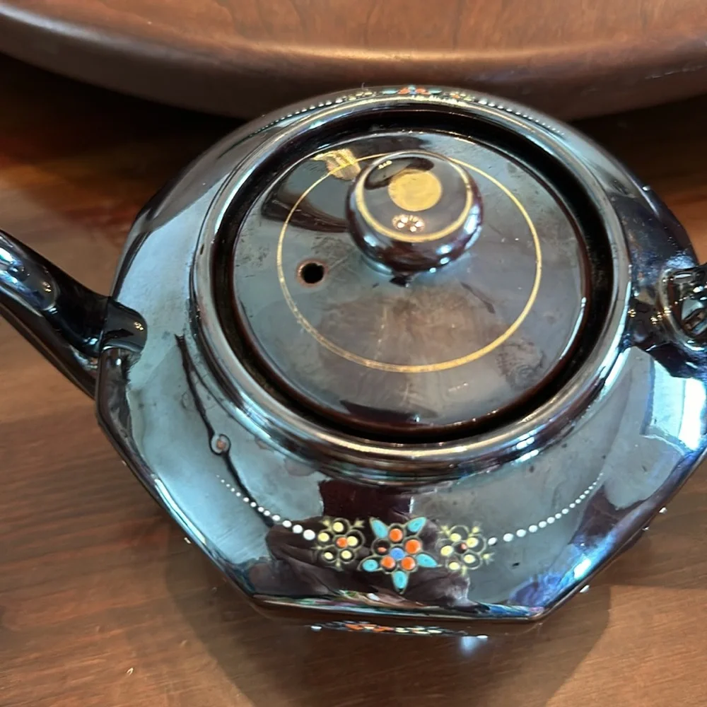 Vintage Personal Size Brown Betty Teapot Made in Japan